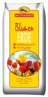 Blumenerde mit Ton