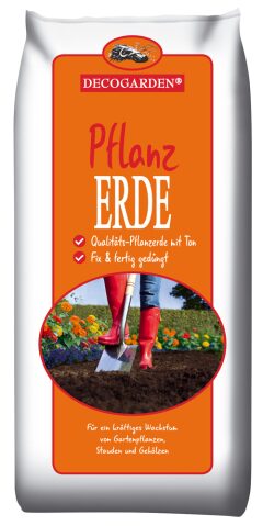 Pflanzerde mit Ton